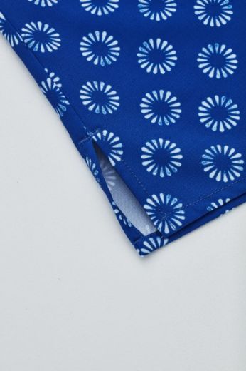 Picture of Bizcare Ladies Daisy Print Shirt Short Sleeve